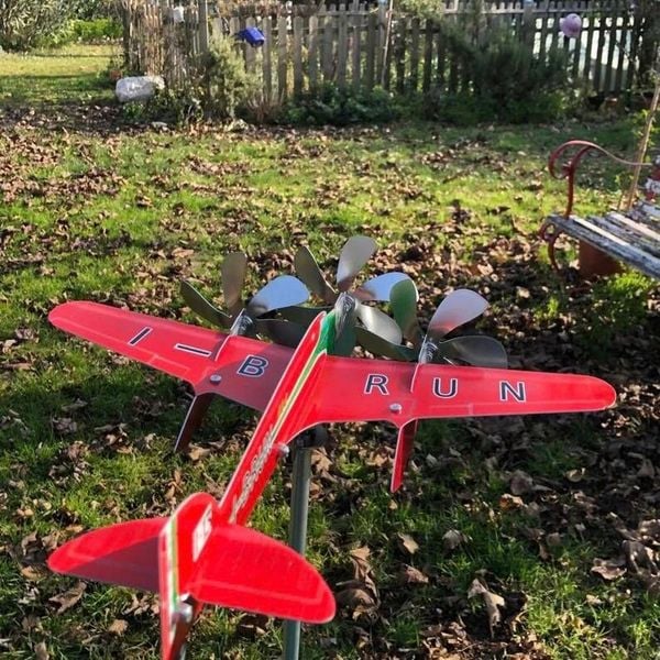 💥LAST DAY 70% OFF💥 - Airplane Wind Spinner Aircraft Pinwheel🛩