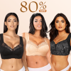 Ultimate Lift Full-Figure Seamless Lace Cut-Out Bra, Comfortable and Breathable Without Restraint