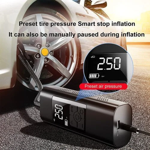 (🌲Hot Sale- SAVE 48% OFF) Portable Car Air Pump (🔥Free Shipping)