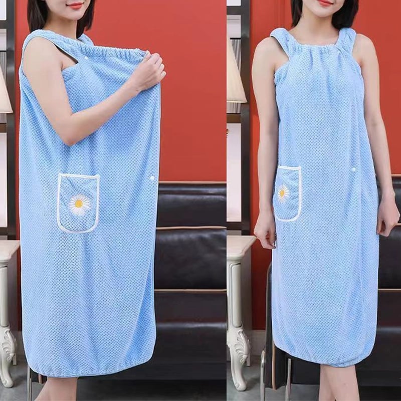 🔥New Year Sale- Quick Dry Absorb Water Wearable Bath Towel- Buy 2 Free Shipping