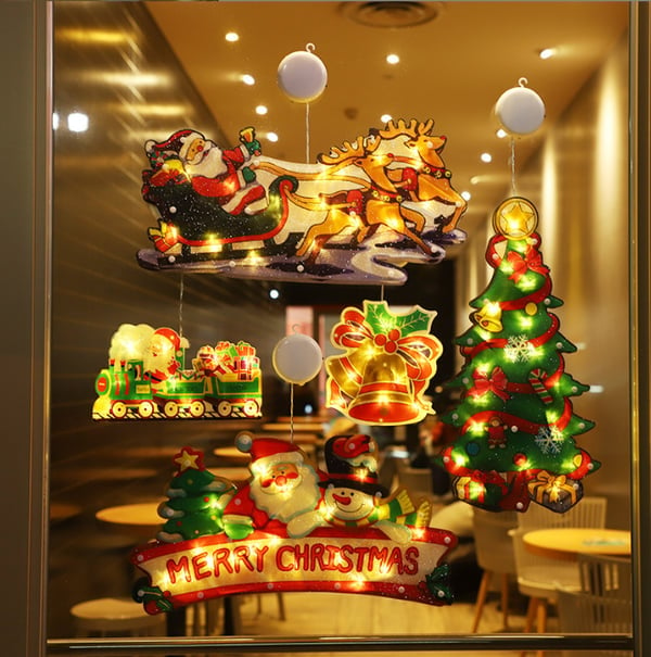 (🎄Early Christmas Sale -48% OFF) Christmas Window Hanging Lights - BUY 3 FREE SHIPPING