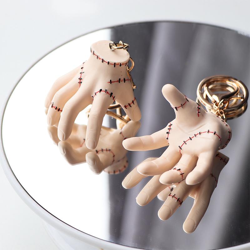 🔥BUY 3 GET 2 FREE🖤Gothic Hand Keychain - Halloween Edition Horror Pendant Accessory