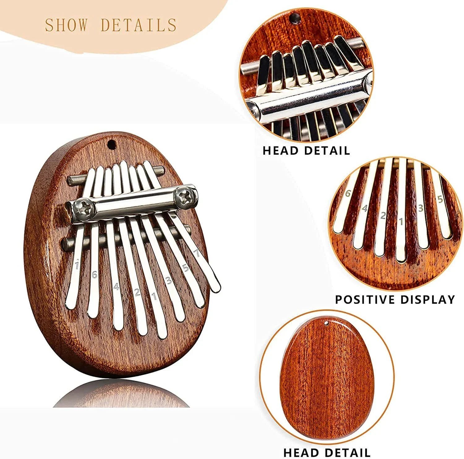 🔥Early Christmas 48%OFF🎁 8 Key exquisite Finger Thumb Piano💕