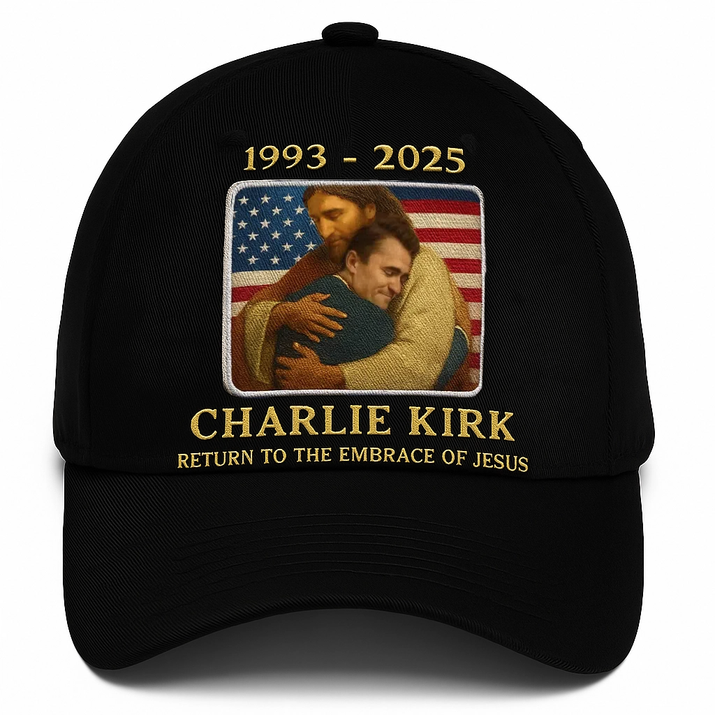 🕊️60% OFF For Charlie's Fans - 🎗️🙏Charlie Kirk Embrace Jesus Memorial Hat