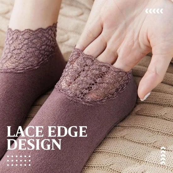 (🎅EARLY CHRISTMAS SALE🎅)Winter New Fashion Lace Warmer Socks