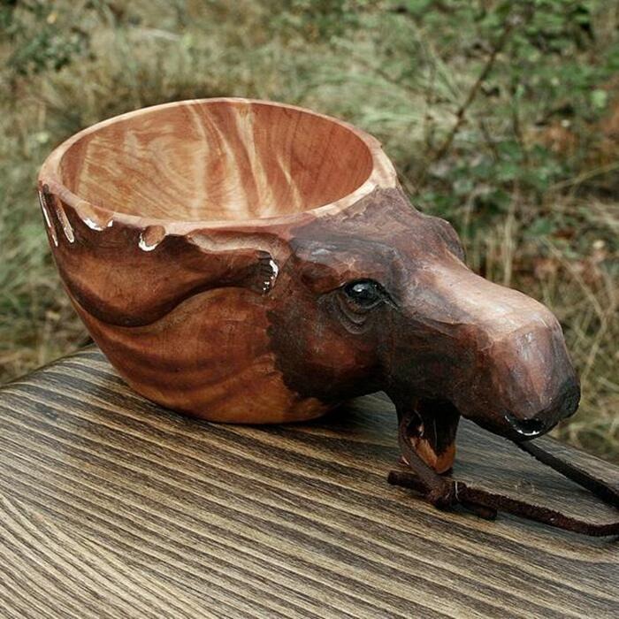 🔥Unique animal handmade wooden cups, limited time offer!