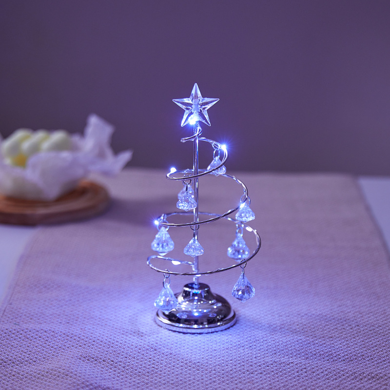 LED Star Light Crystal Diamond Christmas Tree Lamp