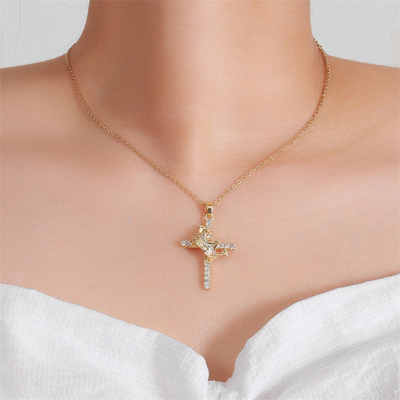 ✝️Sitstio Cosmos™ Handmade Crown Cross Necklace