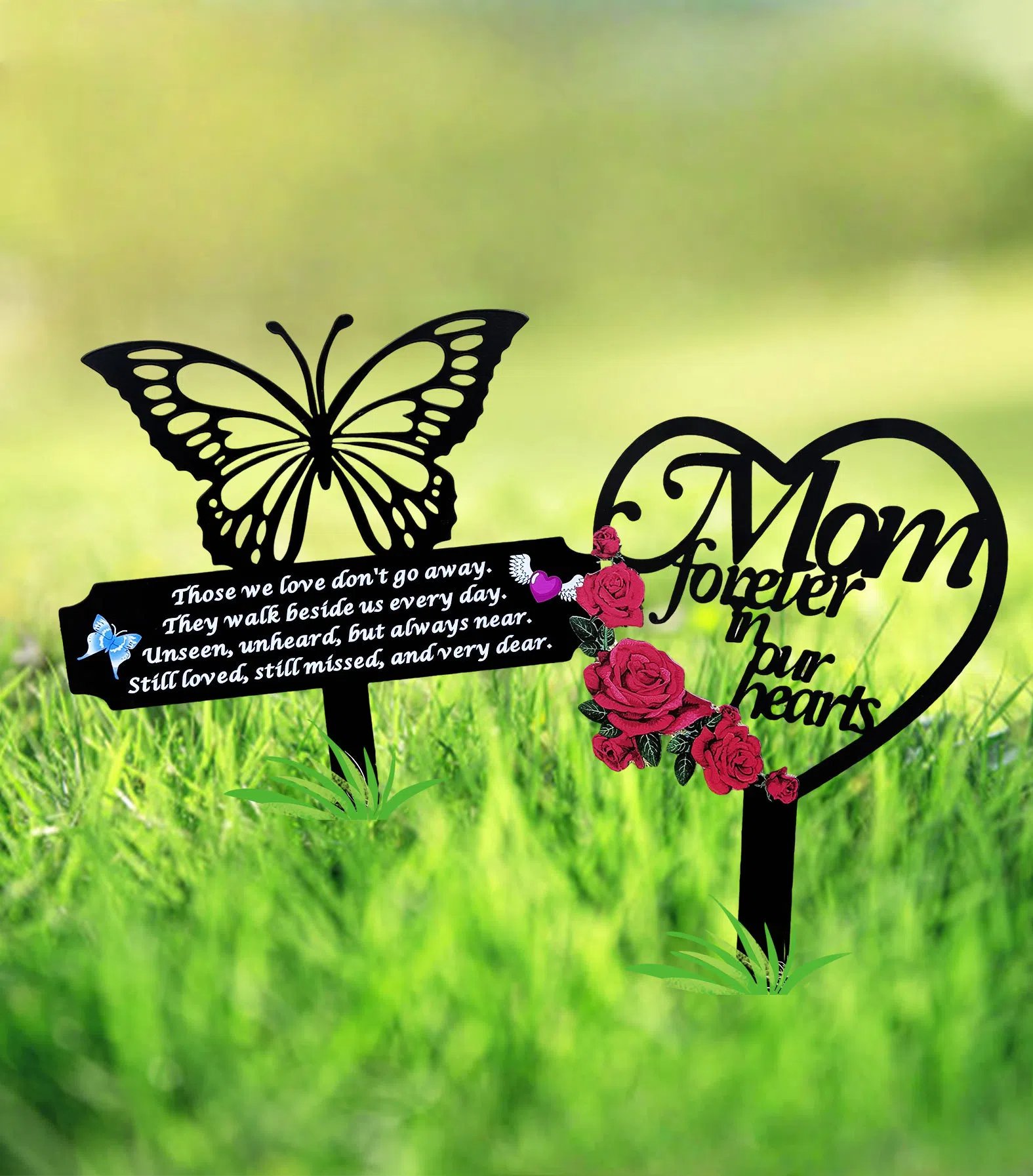 🔥 50% OFF – Limited Time Only! 🔥Rustic Ground Memorial Plaque – Decorative Cemetery Tribute for Garden or Grassland