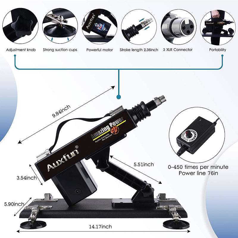 Automatic Sex Machine Sex Toys,Thrusting Machines for Men Women,Love Machine Device Gun with 6 Attachments