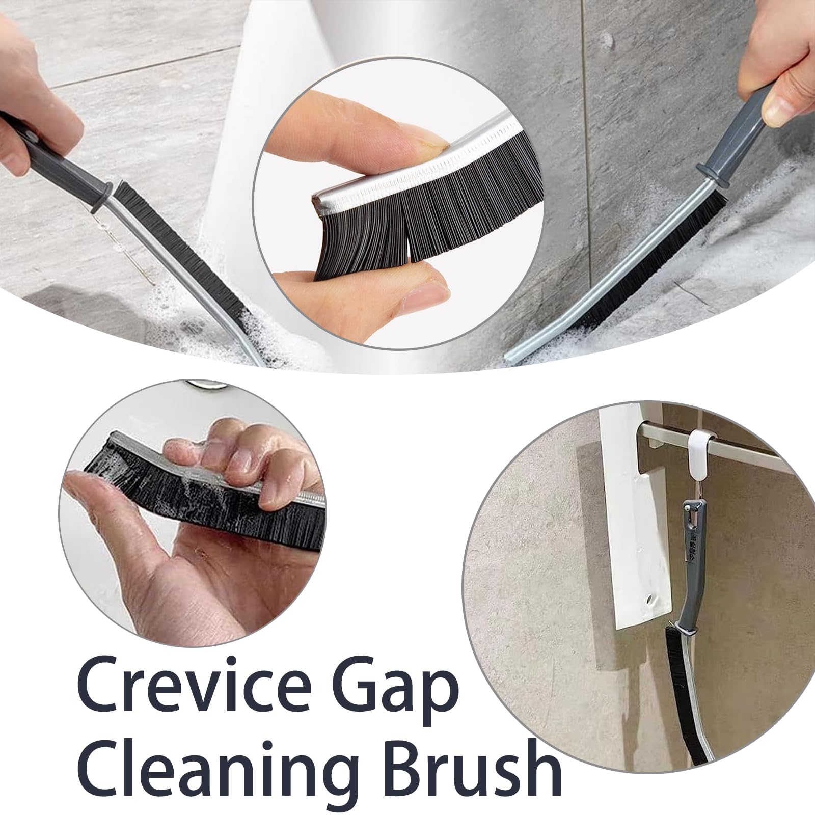 (🌲EARLY CHRISTMAS SALE - 50% OFF) 🎁Hard Bristled Crevice Cleaning Brush