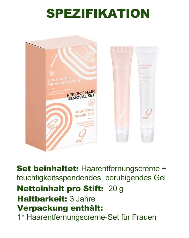 🔥Kaufe 2 Erhalte 1 GRATIS🎁Haarentfernungscreme-Set für Frauen
