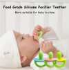 🎄TikTok Christmas Sale -70% OFF✨2Pcs Anti-fingers Soothing Silicone Teething Pacifier