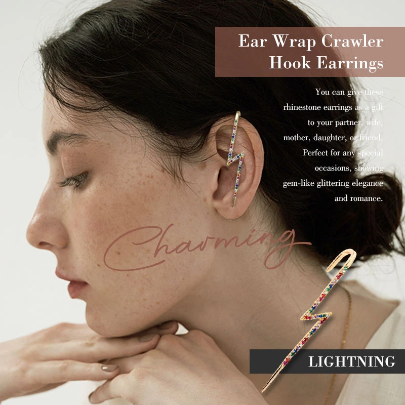 (2020 New Style- 50% OFF) Ear Wrap Crawler Hook Earrings- Buy 2 Get Extra 8% OFF Only Today