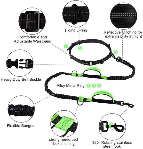 Buy 2 Free Shipping-Retractable Hands Free Dog Leash