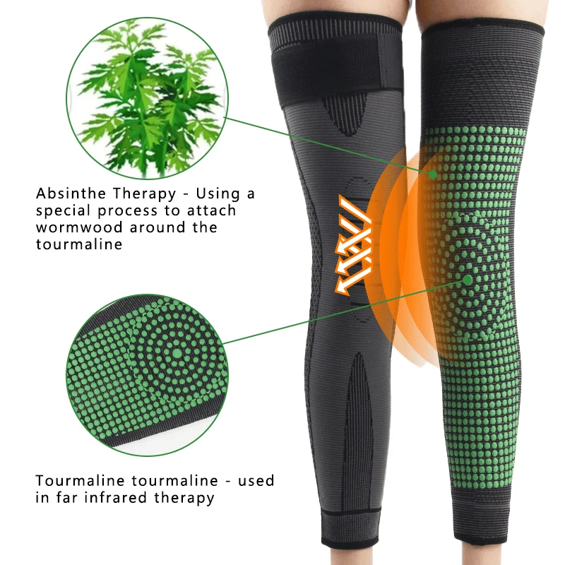 (🌲Early Christmas Sale- SAVE 48% OFF)Tourmaline Acupressure Self-heating Knee Sleeve(buy 2 get free shipping)