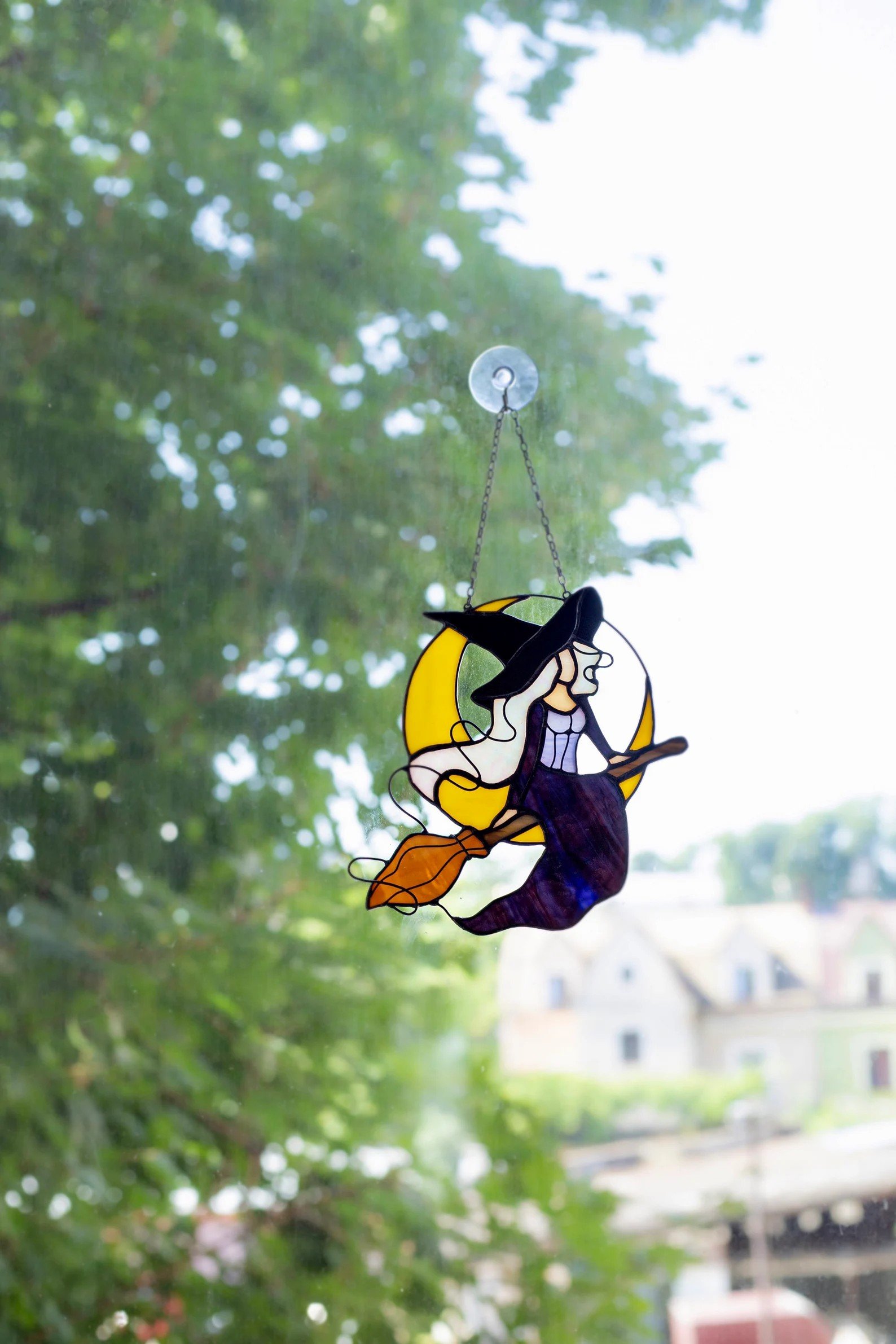 Halloween Witch Window Hanging