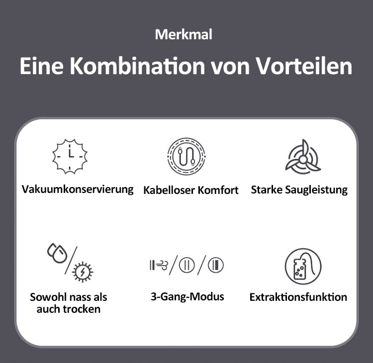 🥗Halten Sie Ihr Essen frisch –  ✨Mini kabelloser Vakuumversiegeler