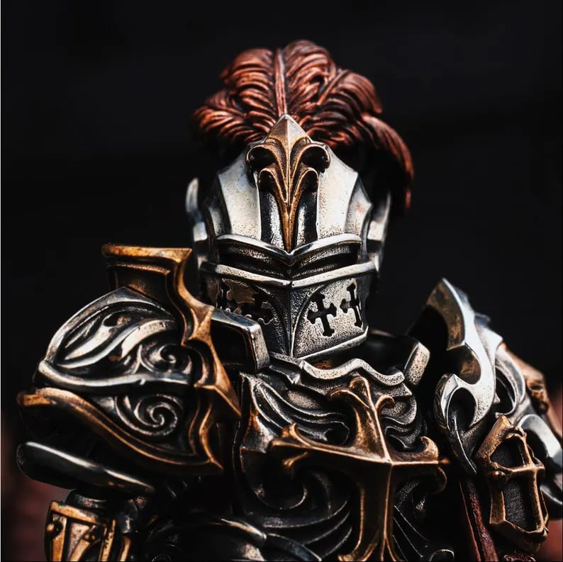 LAST DAY 50%OFF-Sunshinecraft® Handcrafted Crusader and  Crimson Templar statue