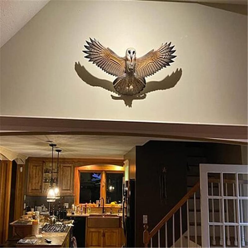 Barn Owls Hand - Carved Wall Art (𝐀𝐥𝐚𝐧 𝐄𝐰𝐞𝐧 𝐇𝐚𝐧𝐝𝐦𝐚𝐝𝐞®)