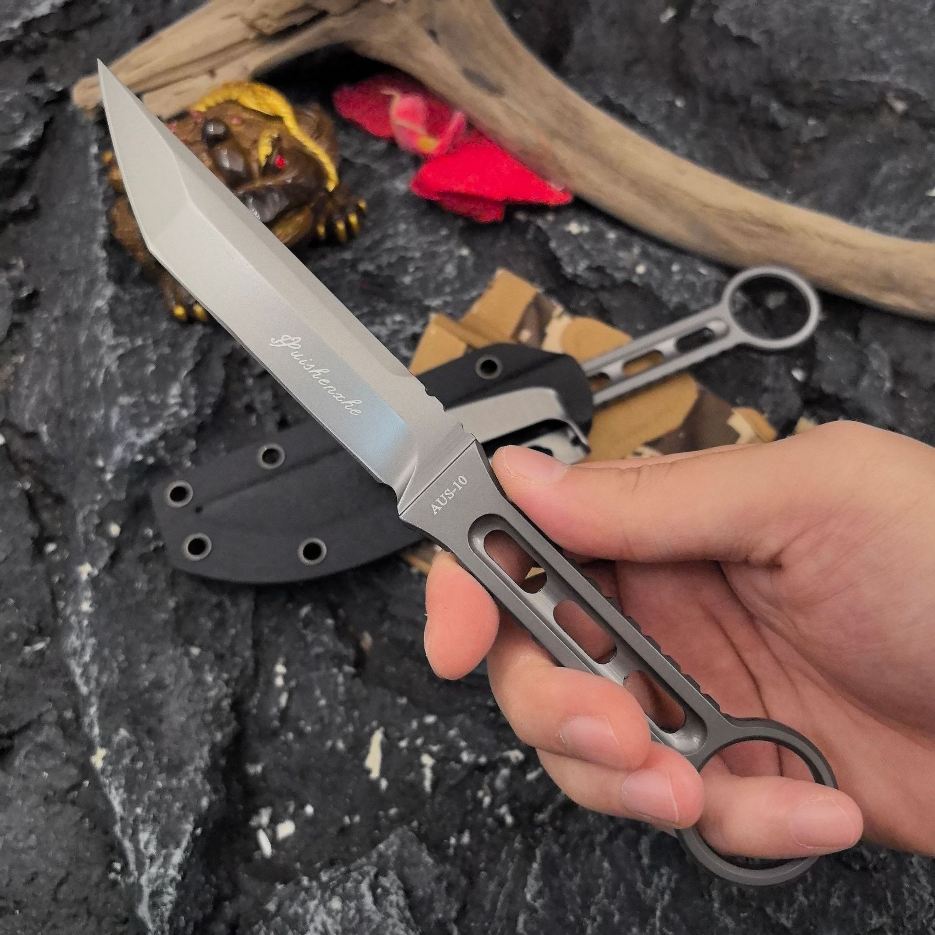 T-Ray DC53 Full Tang Fixed Blade Knife
