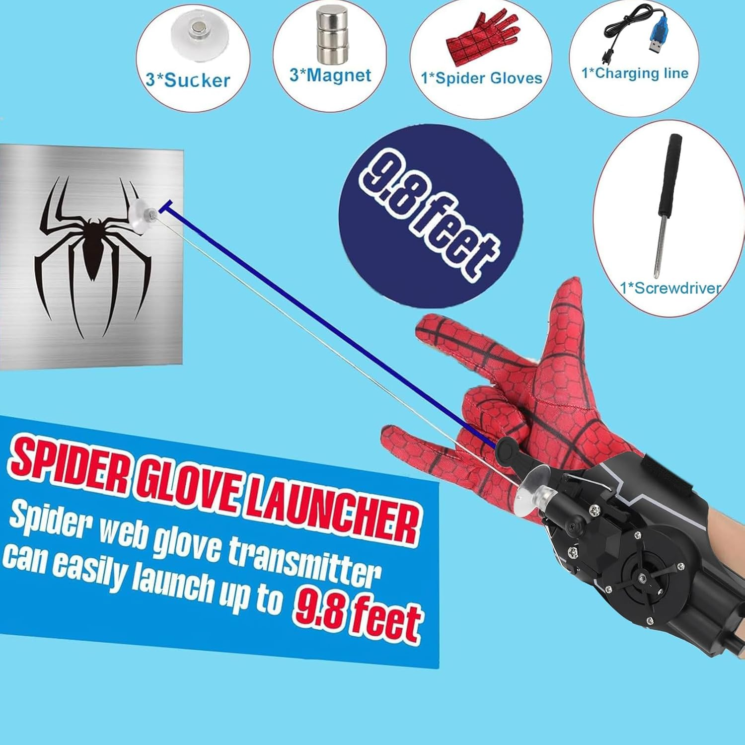 🔥Last Day 70% OFF🎁Spider Web Shooters Wrist - BUY 2 FREE SHIPPING