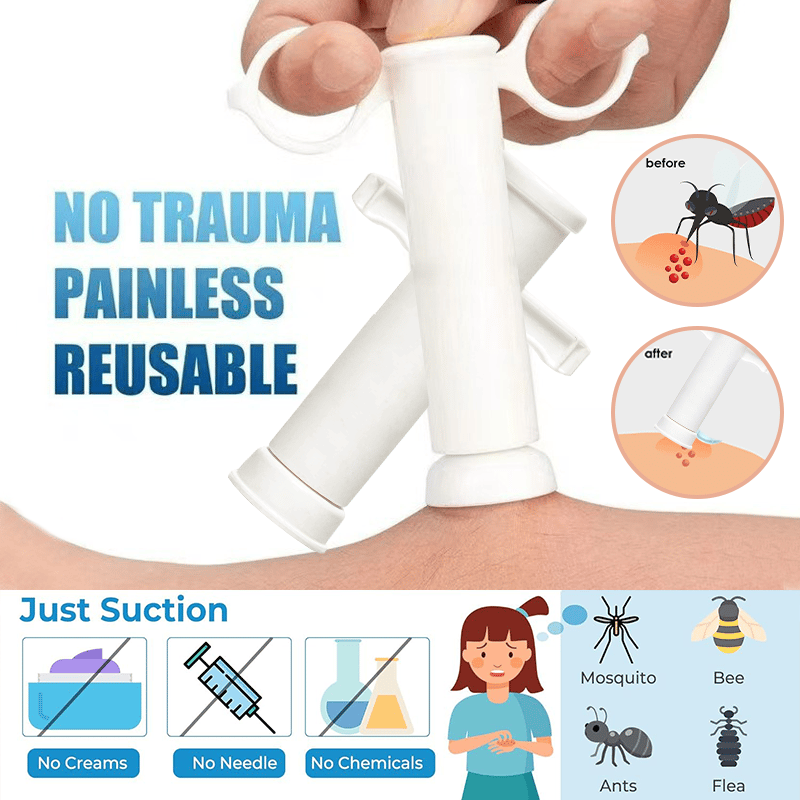 🎁TikTok Last Day Sale - 70% OFF🔥Bug Bite Suction Tool🦟 - Relieve itching and swelling✅