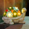 🔥Solar Garden Statue Turtle Figurine 7 LED Lights