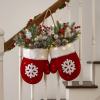 🎁TikTok Last Day Sale - 70% OFF🎉Twinkling Christmas Mitten Wreath with LED Lights