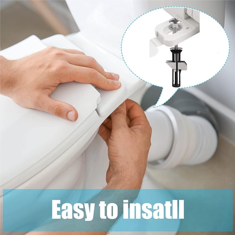 🎄TikTok Christmas Sale -70% OFF✨Heavy Duty Toilet Seat Fastener Bolt kit