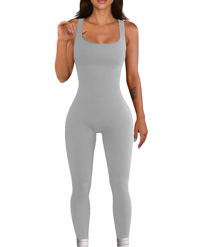 (🔥Last Day Promotion 50% OFF) Jumpsuit with Tummy Control Panel - Buy 2 Get Extra 10% OFF & Free Shipping