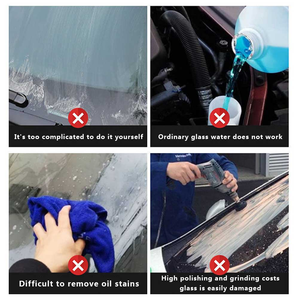 (🎄CHRISTMAS SALE NOW-48% OFF) Car Glass Oil Film Removal Wipes(BUY 3 GET 2 FREE NOW)