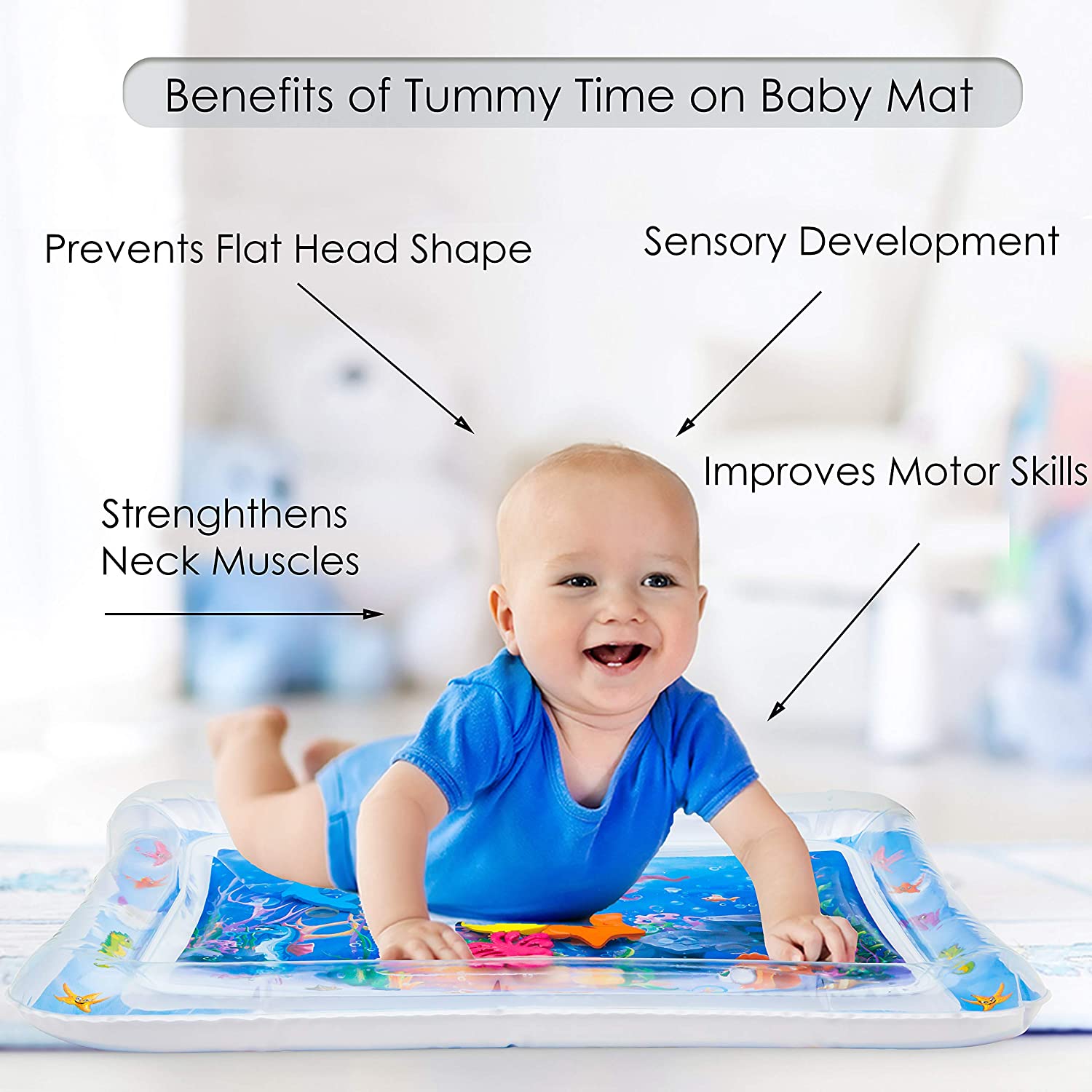 🔥BIG SALE - 50% OFF TODAY🎁Tummy Time Mat, BUY 2 FREE SHIPPING