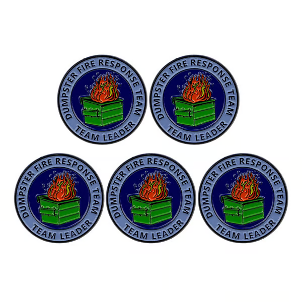 🔥Last Day 50% OFF- Dustbin Quotes Brooch