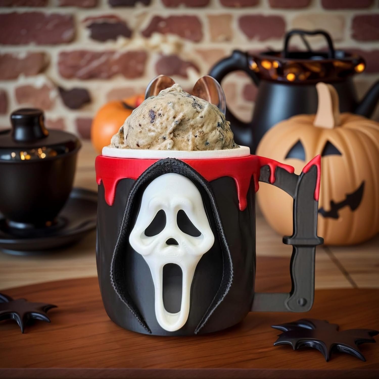 🎁TikTok Last Day Sale - 70% OFF🔥Ghostface Ice Cream Pint Holder