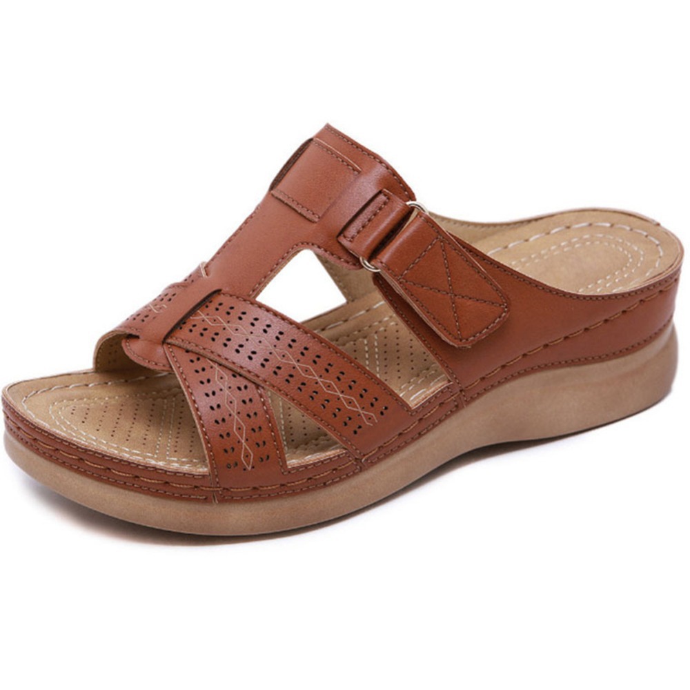 (🔥MOTHER'S DAY SALE 80% OFF) Women Premium Leather Orthopedic Sandals-Buy 2 save 20% & Free Shipping📦