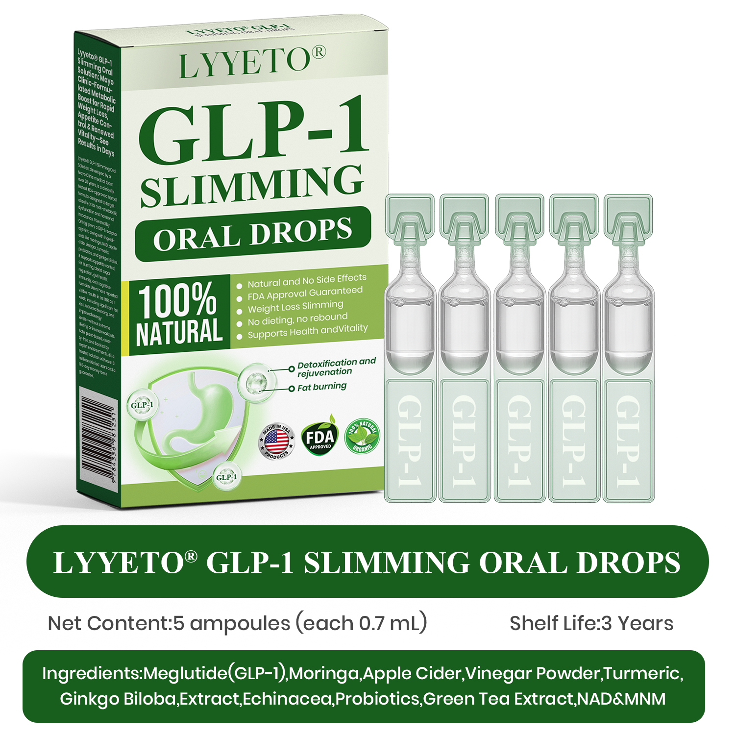 Lyyeto®GLP-1 Slimming Oral Drops 🌈
