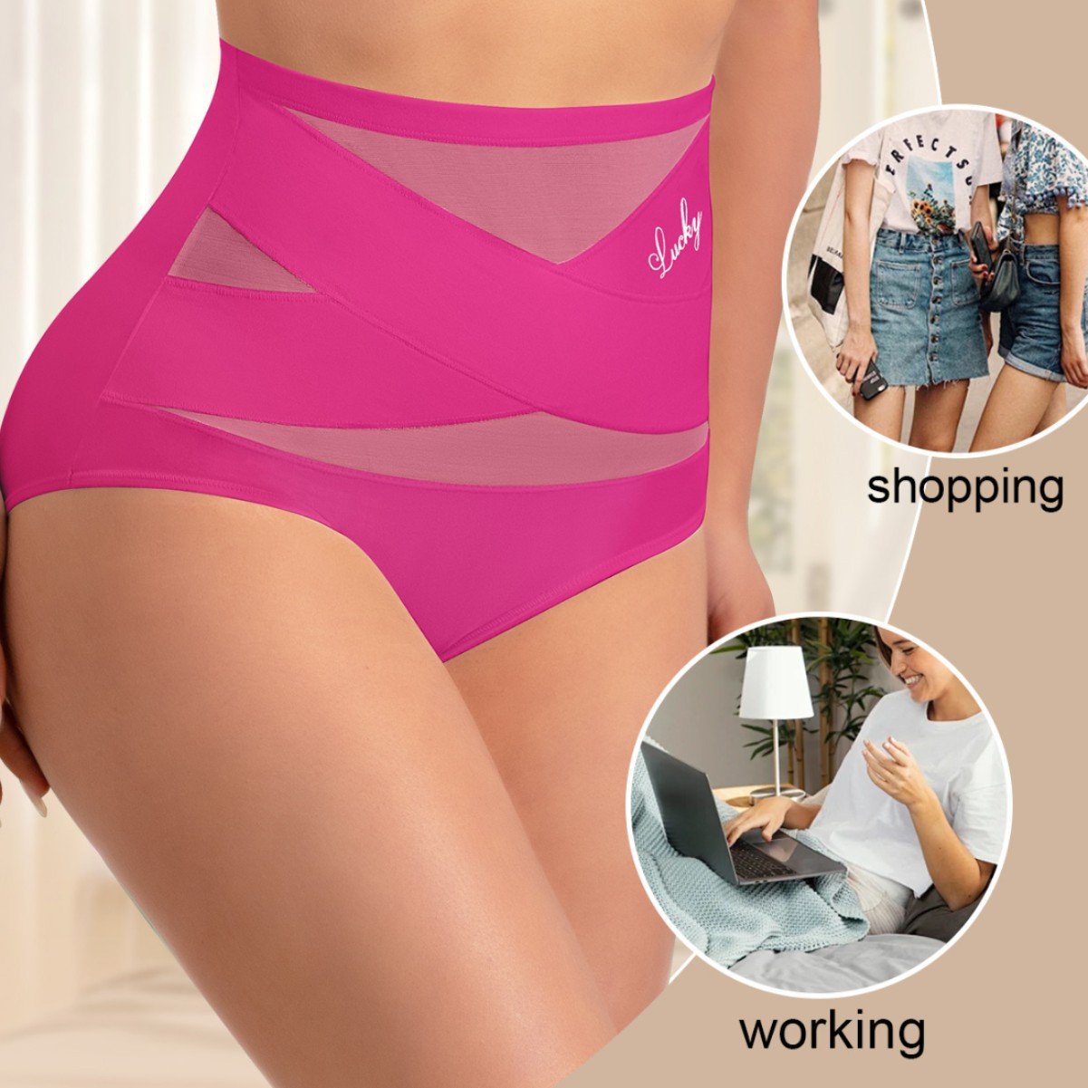 🔥Kaufe 1 Erhalte 1🎁Taillenhoher Shaping-Slip