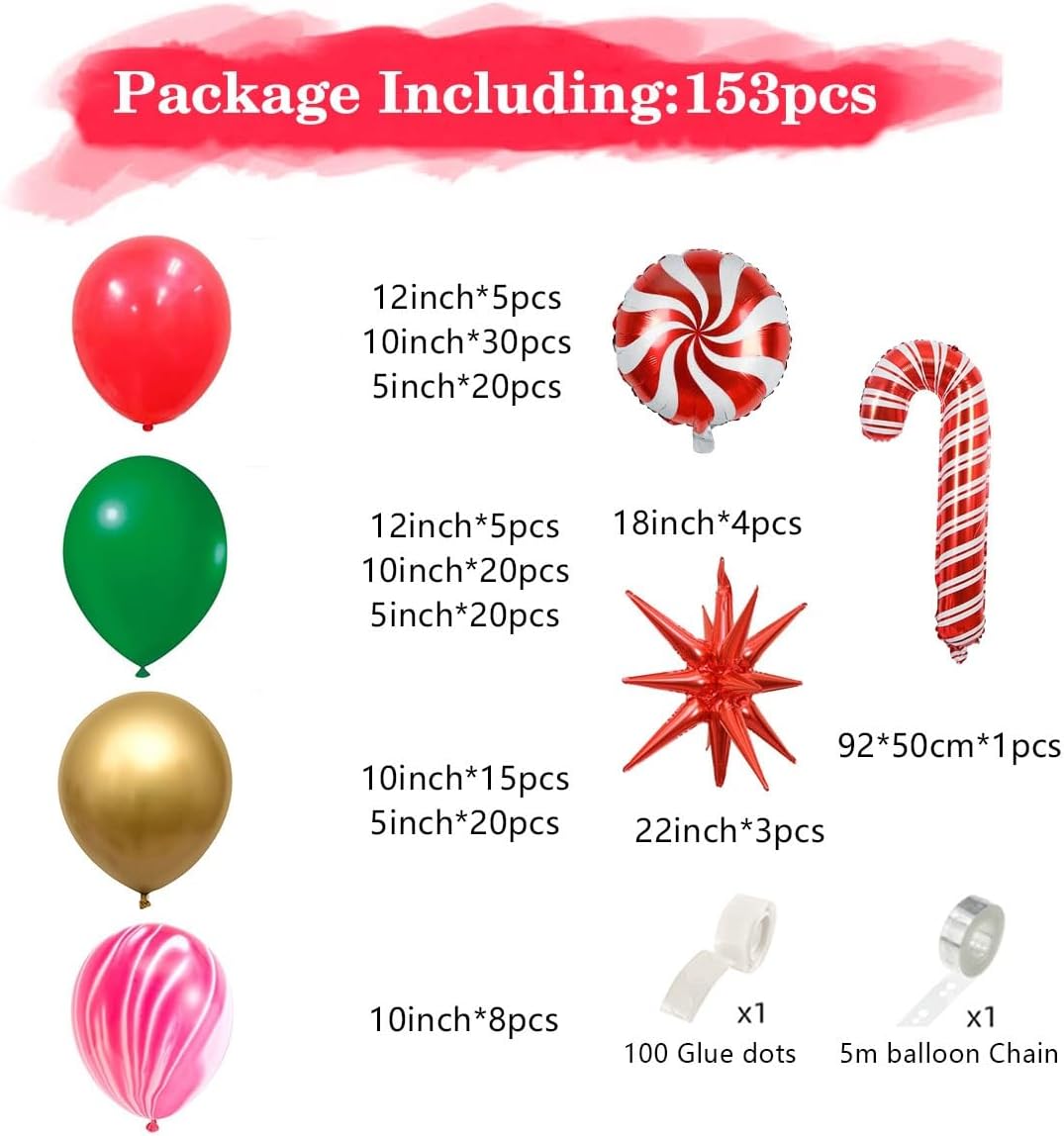 ⭐Early Xmas Sale 60% OFF-Christmas Balloon Garland Arch Kit