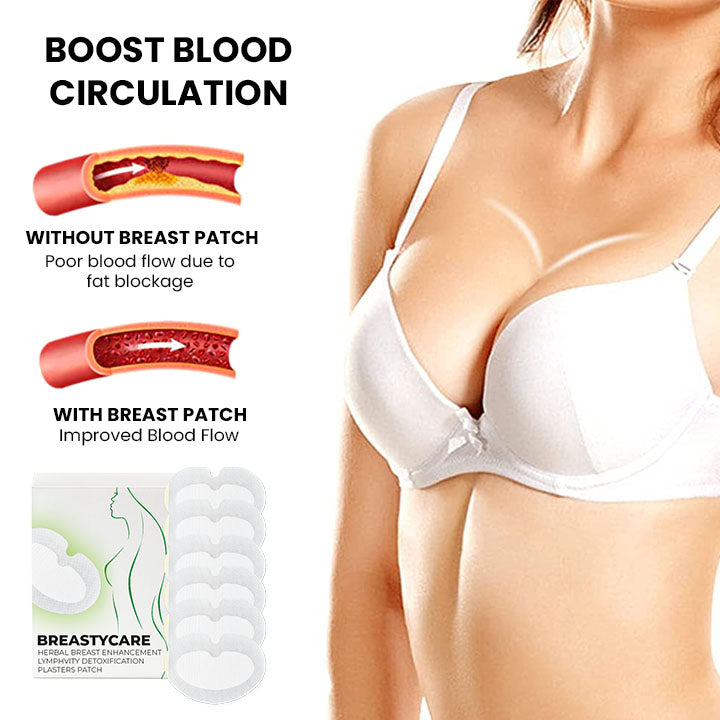 BreastyCare Herbal Breast Enhancement Lymphvity Detoxification Plasters Patch