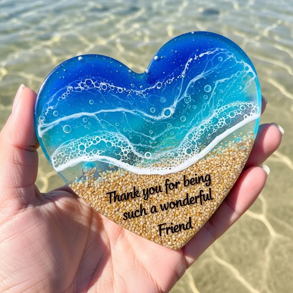 🔥 🌊💖Ocean Pocket Heart