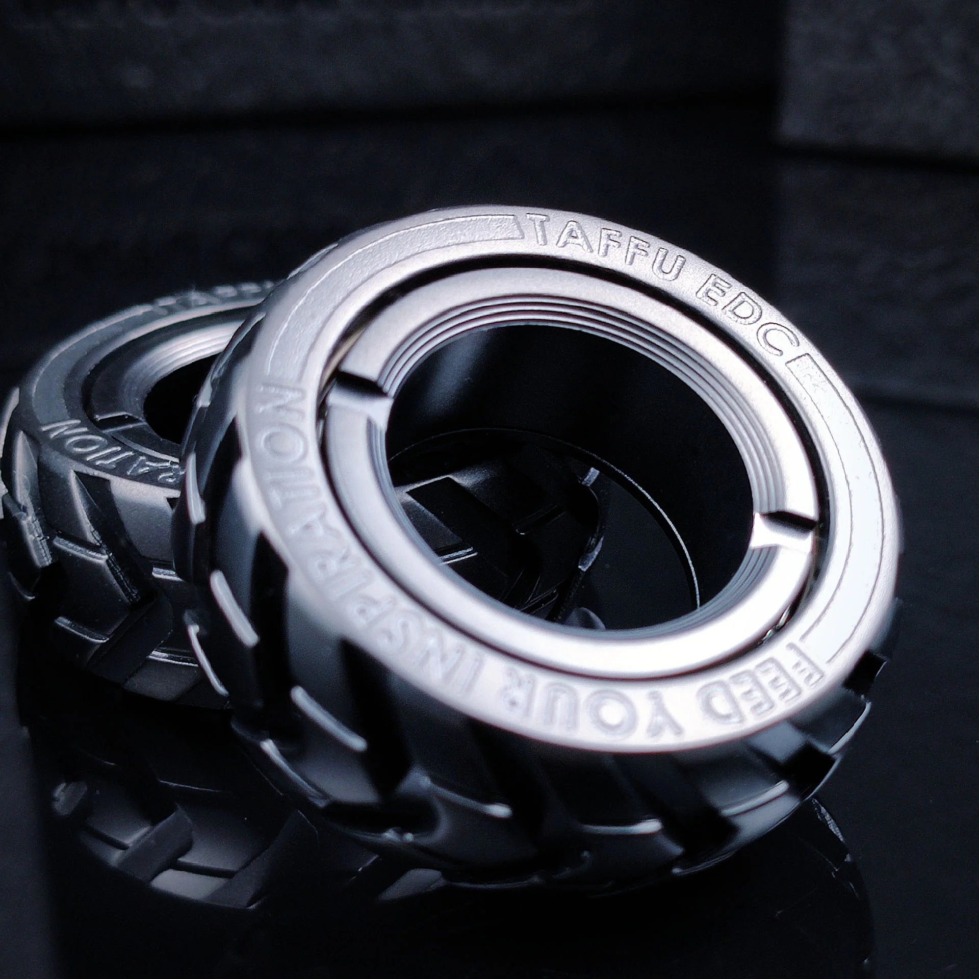 🔥Last Day Sale - 50% OFF🎁Dual Function Stainless Steel Motorcycle Tire Fidget Ring