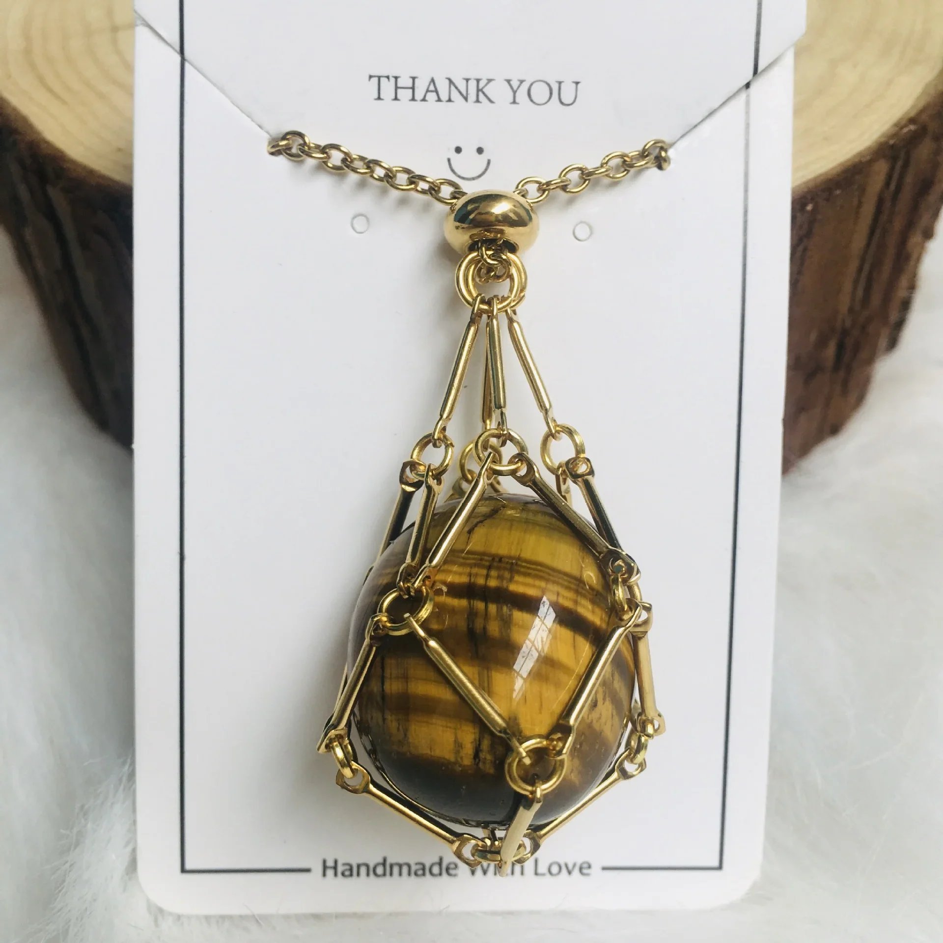 🎁2023 Crystal Stone Holder Necklace - Free (Crystal) Gift Included🎁