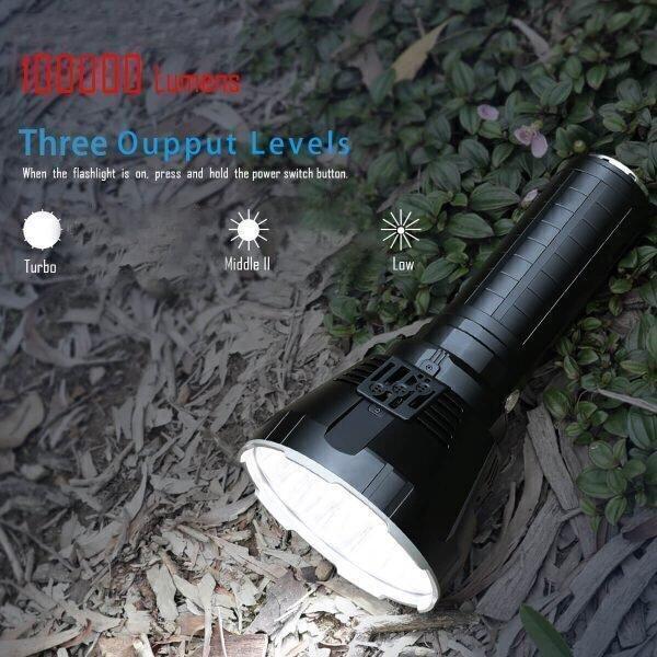 100000 LUMEN HIGH POWER LED WATERPROOF FLASH LIGHT