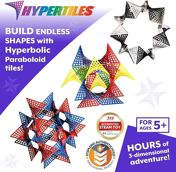 🎄TikTok Christmas Sale - 70% OFF🎄Hyperbolic Building Toy – Unlock Creativity with Mind-Bending Shapes!