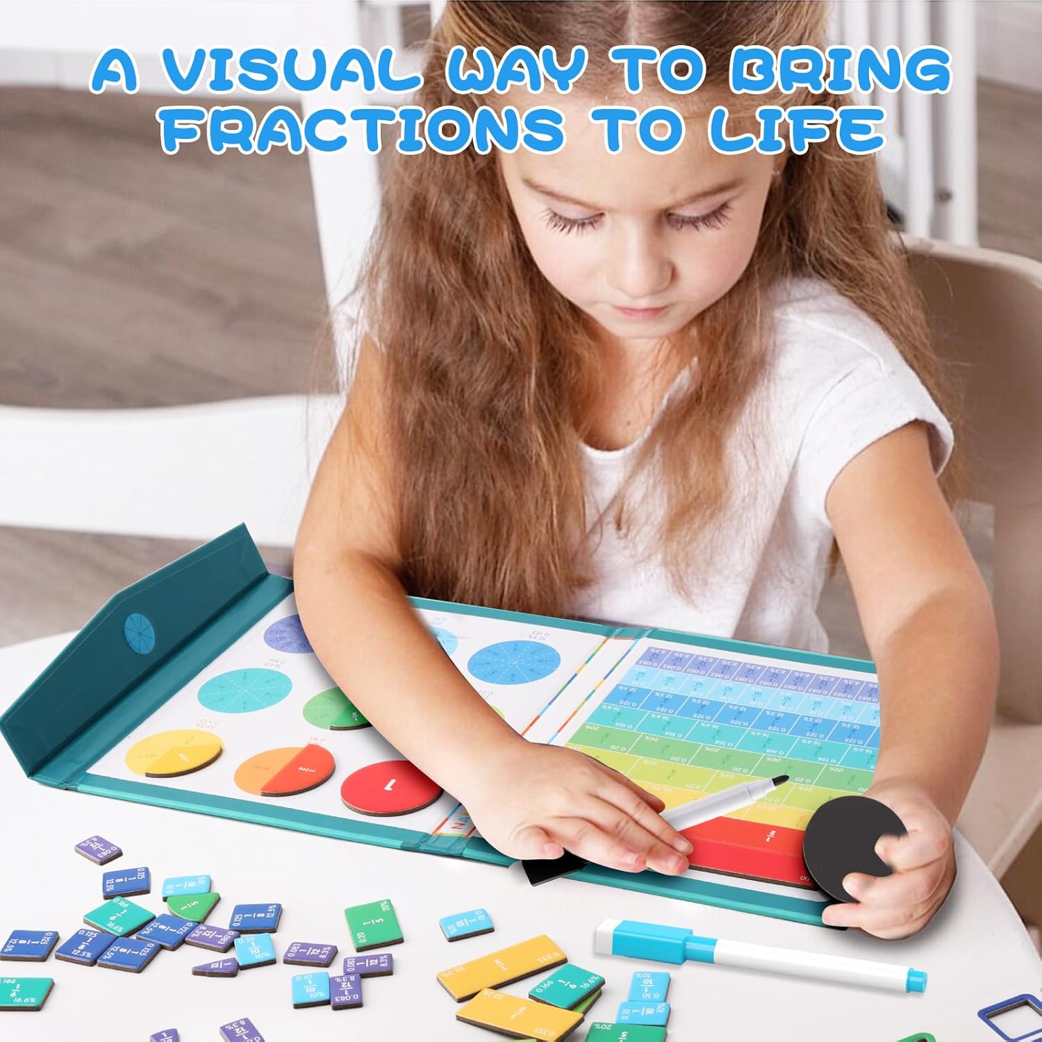 🍂TikTok Fall Mega Sale🎉Magnetic Fraction Demonstration Book