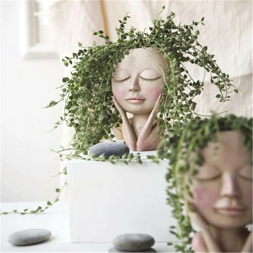 Nordic Doll Face Flower Pot