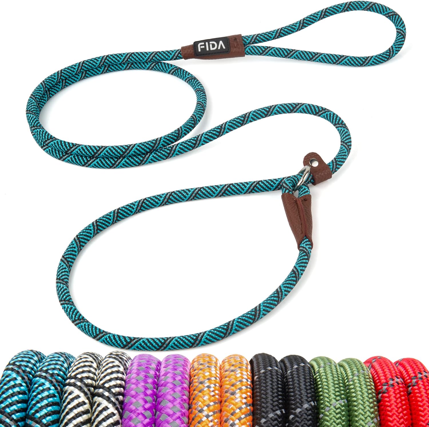 Fida Durable Slip Lead Dog Leash, 6 FT x 1/2