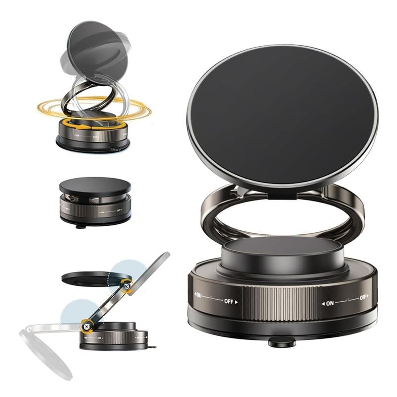 🎁TikTok Last Day Sale - 70% OFF🔥360° Adjustable Vacuum Magnetic Phone Holder
