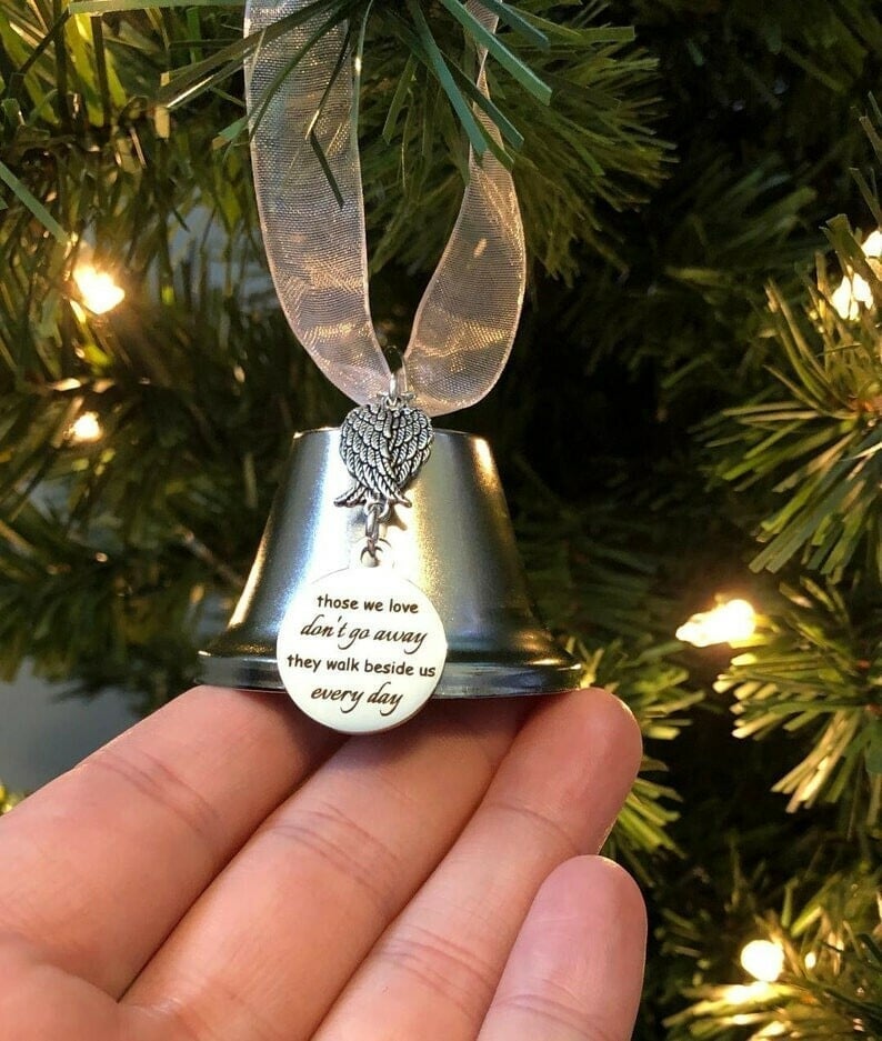 🔥HOT SALE 49% OFF - Memorial Ornaments Angel Wings Bell